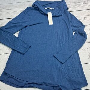 Women’s SOFT SURROUNDINGS Lisabetta Cobalt Heather Blue Top Size XS NWT